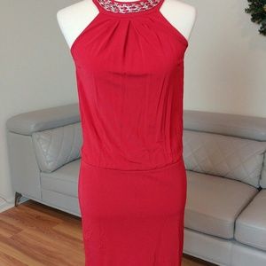 White House Black Market XXS Red Dress